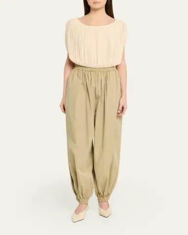 Ronny Kobo Kalani Cotton-Blend Harem Pants | Thumbnail 2 Ronny Kobo Kalani Cotton-Blend Harem Pants | Thumbnail 2
