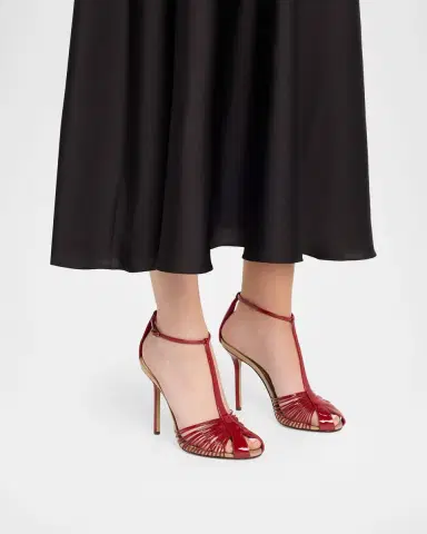 Alexandre Birman 100mm Serena Leather T-Strap Sandals | Thumbnail 6 Alexandre Birman 100mm Serena Leather T-Strap Sandals | Thumbnail 6