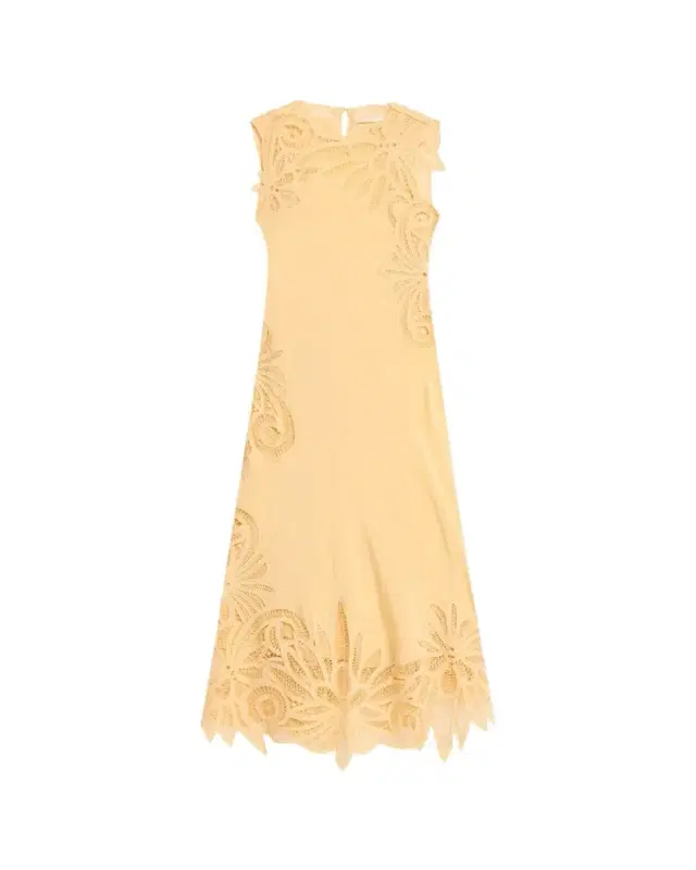 Ulla Johnson Idra Embroidered Silk Dress