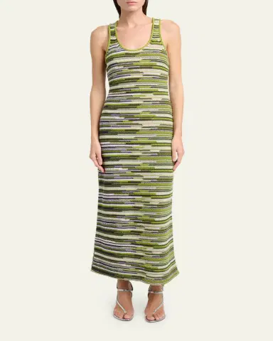 Proenza Schouler White Label Zinah Textured Knit Midi Dress | Thumbnail 2