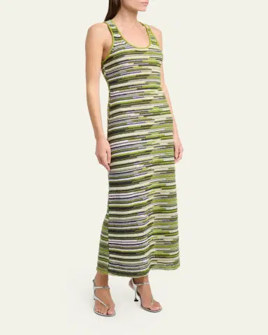 Proenza Schouler White Label Zinah Textured Knit Midi Dress | Thumbnail 4