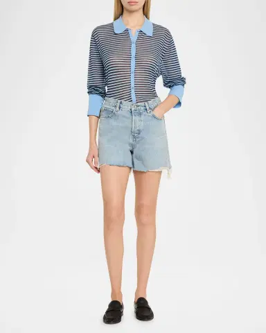 FRAME The Everyday Denim Shorts | Thumbnail 8