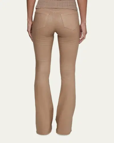 L'Agence Marty Ultra High-Rise Coated Flare Jeans | Thumbnail 3 L'Agence Marty Ultra High-Rise Coated Flare Jeans | Thumbnail 3