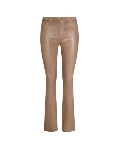 L'Agence Marty Ultra High-Rise Coated Flare Jeans | Thumbnail 1 L'Agence Marty Ultra High-Rise Coated Flare Jeans | Thumbnail 1