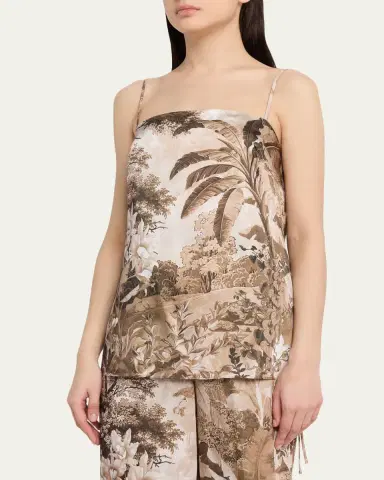 Kobi Halperin Gwen Sleeveless Botanical-Print Blouse | Thumbnail 4 Kobi Halperin Gwen Sleeveless Botanical-Print Blouse | Thumbnail 4