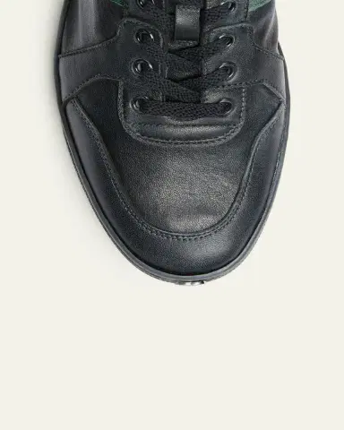 Gucci Men's Coda Leather Low-Top Sneakers | Thumbnail 3 Gucci Men's Coda Leather Low-Top Sneakers | Thumbnail 3