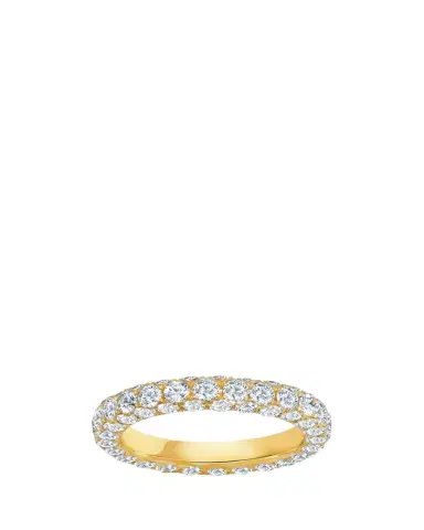 Graziela Gems 18K Yellow Gold Diamond 3 Sided Ring | Thumbnail 1