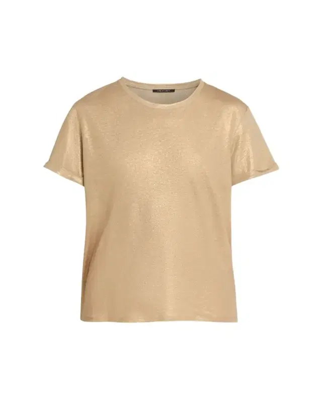 Meegan Crewneck Shimmer Knit Tee