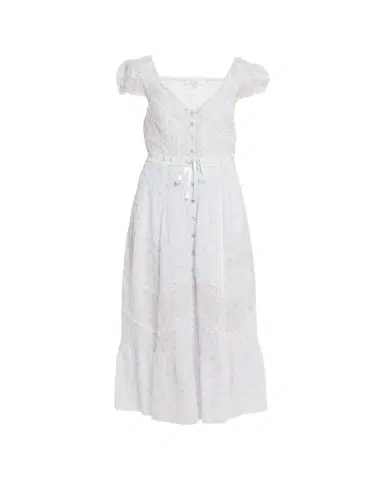 LoveShackFancy Aurela Floral Cotton Maxi Dress | Thumbnail 1 LoveShackFancy Aurela Floral Cotton Maxi Dress | Thumbnail 1