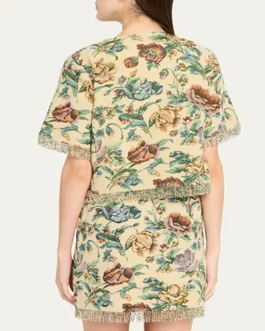 Kobi Halperin Carson Floral Cotton-Blend Jacket | Thumbnail 3 Kobi Halperin Carson Floral Cotton-Blend Jacket | Thumbnail 3