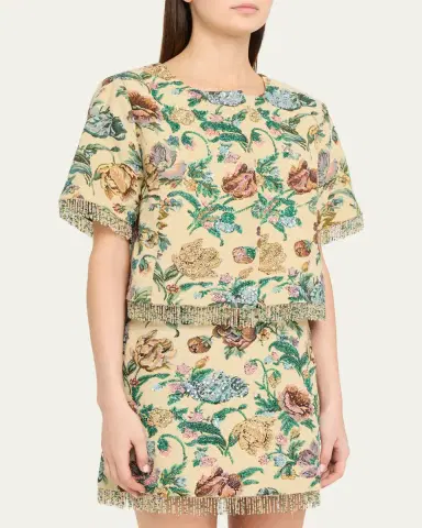 Kobi Halperin Carson Floral Cotton-Blend Jacket | Thumbnail 4 Kobi Halperin Carson Floral Cotton-Blend Jacket | Thumbnail 4