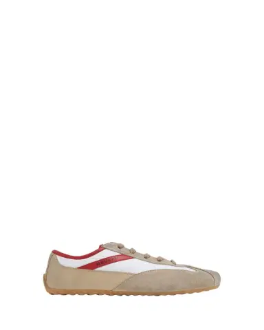 Alexander McQueen Men's Boxe Suede, Nylon, & Leather Low-Top Sneakers | Thumbnail 1 Alexander McQueen Men's Boxe Suede, Nylon, & Leather Low-Top Sneakers | Thumbnail 1