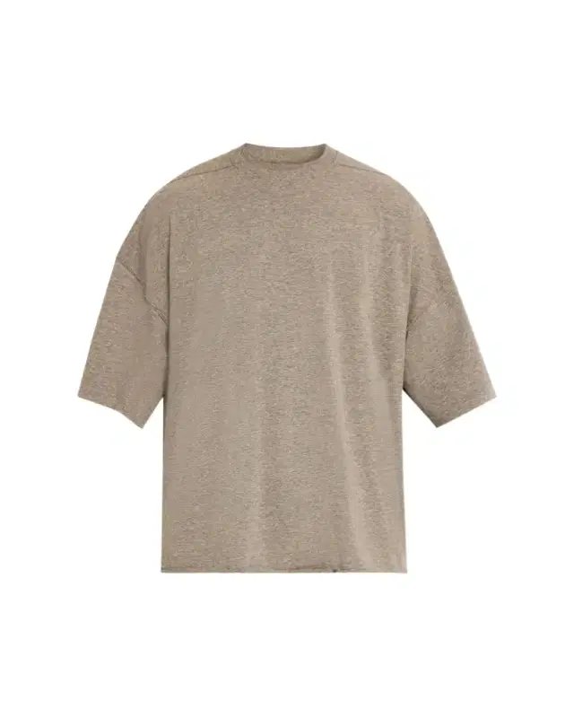 DRKSHDW RICK OWENS Men's Oversized Raw-Edge Crewneck T-Shirt