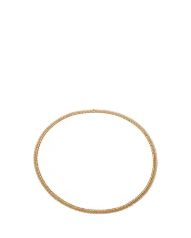 SIDNEY GARBER 18K Yellow Gold Single Band Collana Necklace, 16"L | Thumbnail 1 SIDNEY GARBER 18K Yellow Gold Single Band Collana Necklace, 16"L | Thumbnail 1