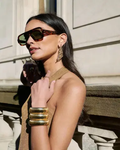 SIDNEY GARBER 18K Yellow Gold Domed Cuff Bracelet | Thumbnail 3 SIDNEY GARBER 18K Yellow Gold Domed Cuff Bracelet | Thumbnail 3
