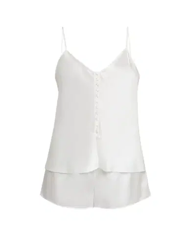 Olivia von Halle Etta Bias-Cut Silk Satin Camisole Pajama Set | Thumbnail 1