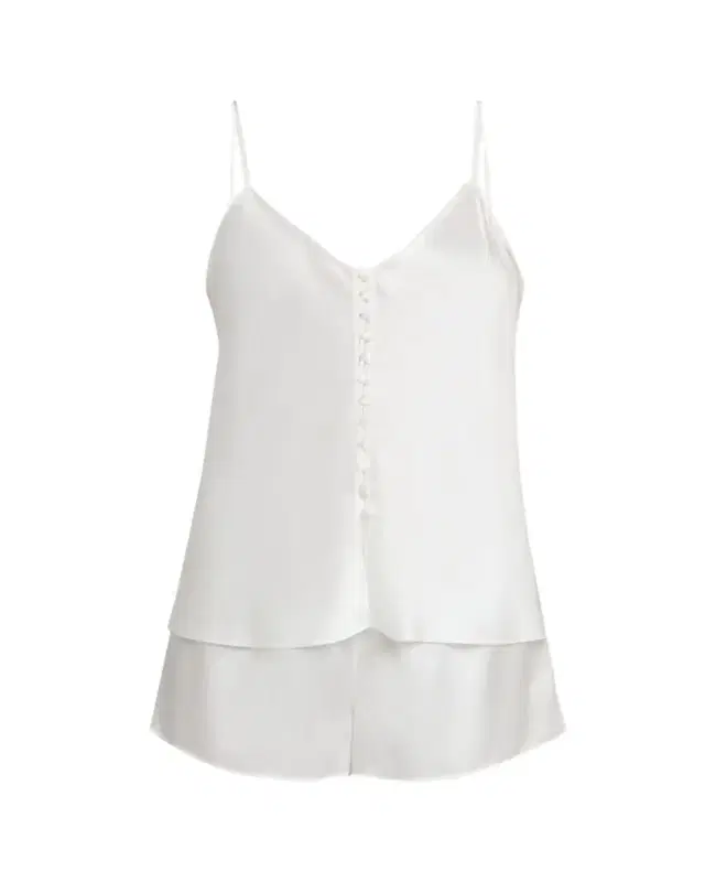 Olivia von Halle Etta Bias-Cut Silk Satin Camisole Pajama Set