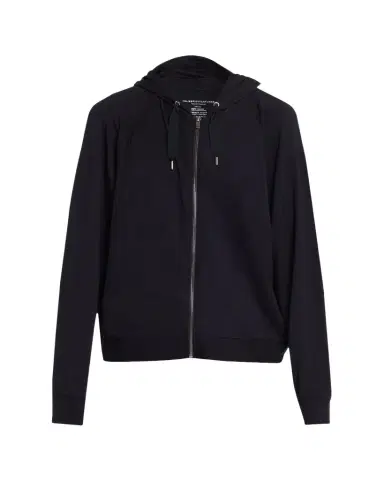 MAJESTIC FILATURES Stretch Zip Hoodie | Thumbnail 1 MAJESTIC FILATURES Stretch Zip Hoodie | Thumbnail 1