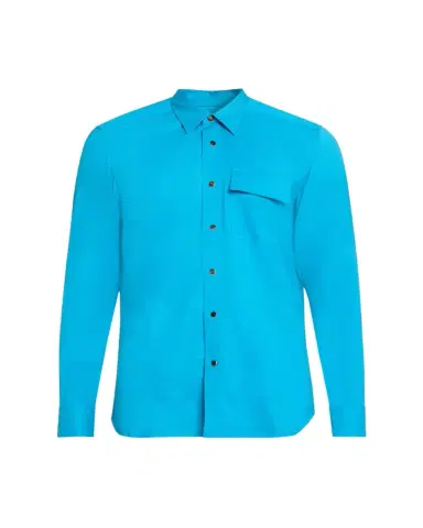 Kiton Men's Cashmere Pocket Button-Down Shirt | Thumbnail 1 Kiton Men's Cashmere Pocket Button-Down Shirt | Thumbnail 1