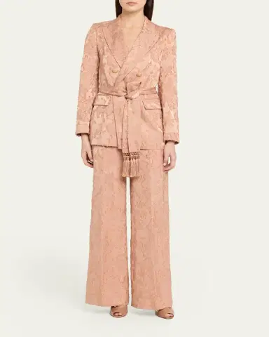 Kobi Halperin Nia Double-Breasted Jacquard Jacket | Thumbnail 2 Kobi Halperin Nia Double-Breasted Jacquard Jacket | Thumbnail 2