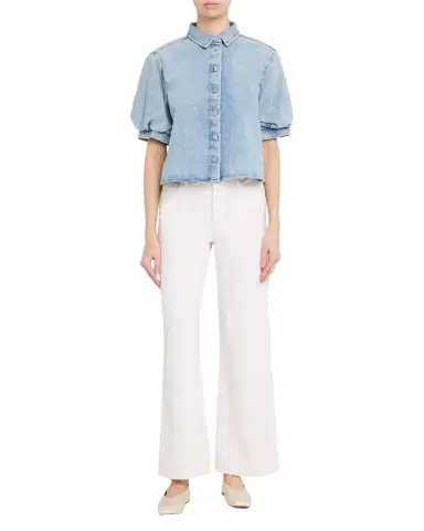 FRAME The Billow Sleeve Top | Thumbnail 1 FRAME The Billow Sleeve Top | Thumbnail 1