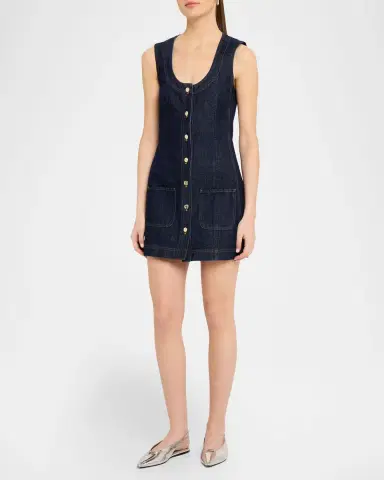 Frame The Patch Pocket Mini Dress | Thumbnail 8 Frame The Patch Pocket Mini Dress | Thumbnail 8
