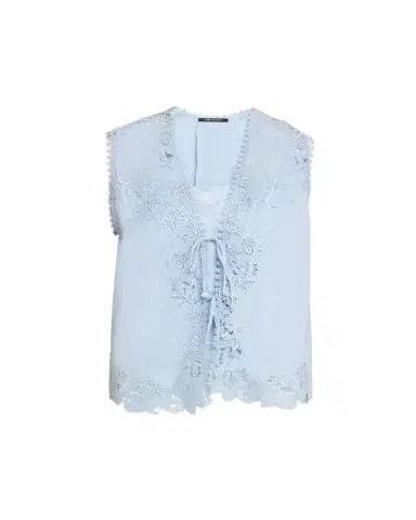 Kobi Halperin Bianca Lace-Trimmed Blouse | Thumbnail 1