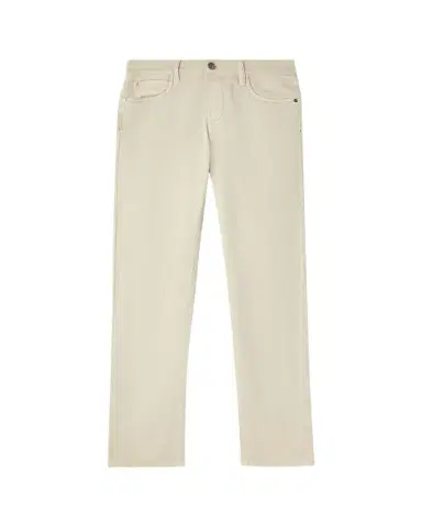 Loro Piana Men's Quarona Linen and Cotton Straight-Leg Jeans | Thumbnail 1