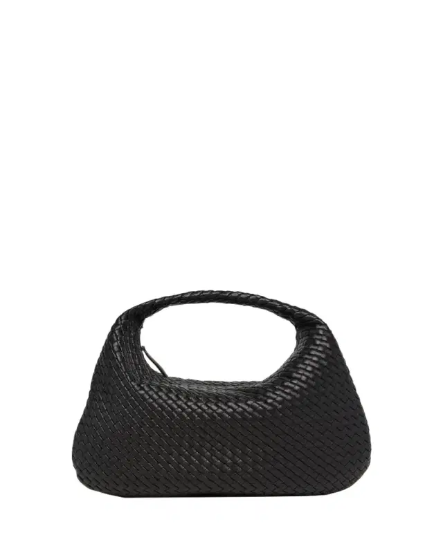 Maxi Veneta Leather Shoulder Bag