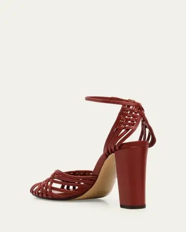 Alexandre Birman 90mm Lilian Woven Leather Sandals | Thumbnail 2 Alexandre Birman 90mm Lilian Woven Leather Sandals | Thumbnail 2