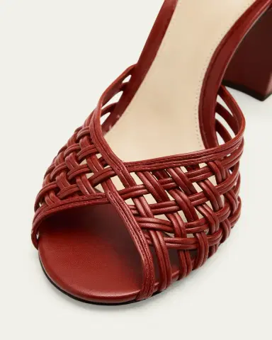 Alexandre Birman 90mm Lilian Woven Leather Sandals | Thumbnail 3 Alexandre Birman 90mm Lilian Woven Leather Sandals | Thumbnail 3