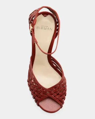 Alexandre Birman 90mm Lilian Woven Leather Sandals | Thumbnail 6 Alexandre Birman 90mm Lilian Woven Leather Sandals | Thumbnail 6
