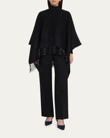 Burberry Reversible Check Wool Cape | Thumbnail 2 Burberry Reversible Check Wool Cape | Thumbnail 2