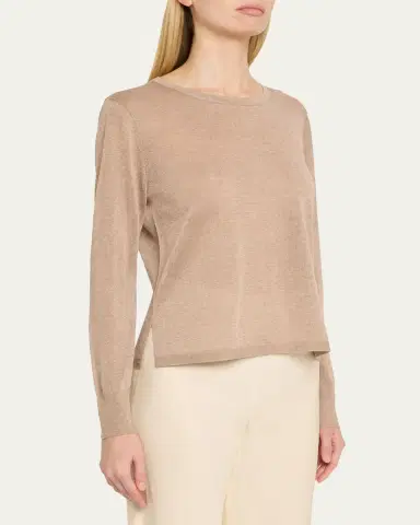 Kobi Halperin Jaylyn Lightweight Crewneck Sweater | Thumbnail 4 Kobi Halperin Jaylyn Lightweight Crewneck Sweater | Thumbnail 4