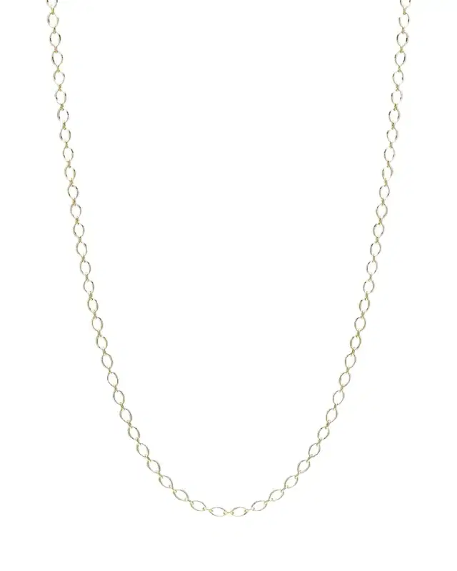 18k Cornucopia Chain Necklace, 32"L