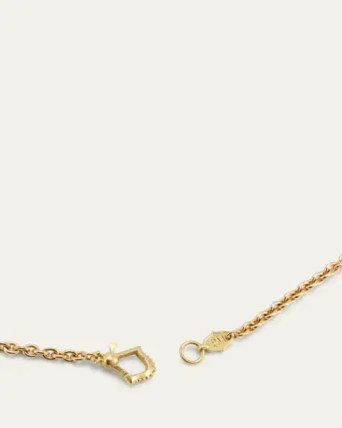 Paul Morelli Plain Meditation Bell Necklace in 18K Yellow Gold, 32"L | Thumbnail 4