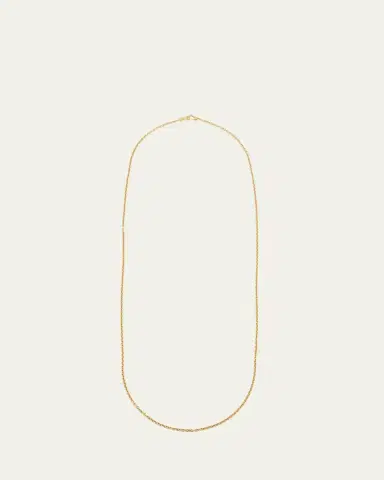 Paul Morelli Plain Meditation Bell Necklace in 18K Yellow Gold, 32"L | Thumbnail 1