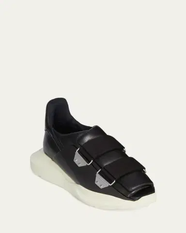 Rick Owens Men's Temple Burritogeth Leather Sneakers | Thumbnail 2 Rick Owens Men's Temple Burritogeth Leather Sneakers | Thumbnail 2