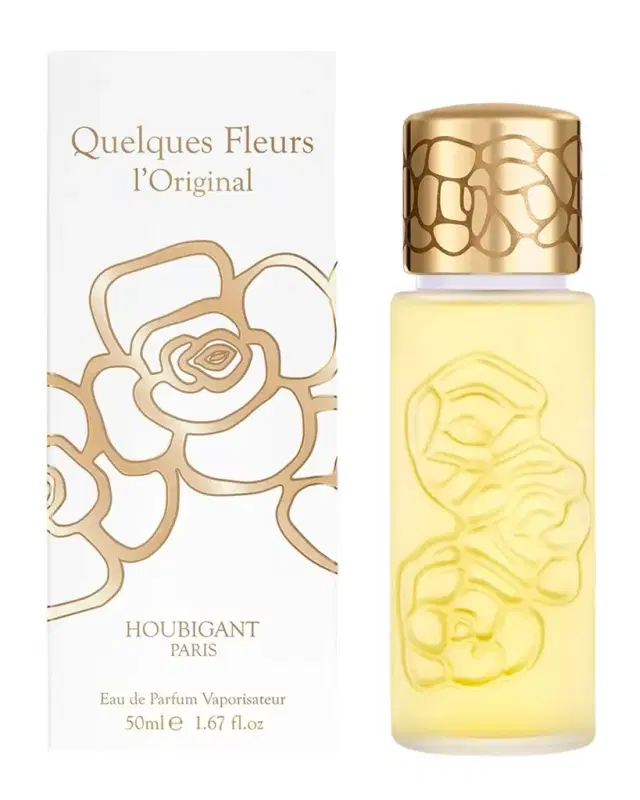Houbigant Paris Quelques Fleurs L 'Original Eau de Parfum, 1.67 oz./ 50 mL