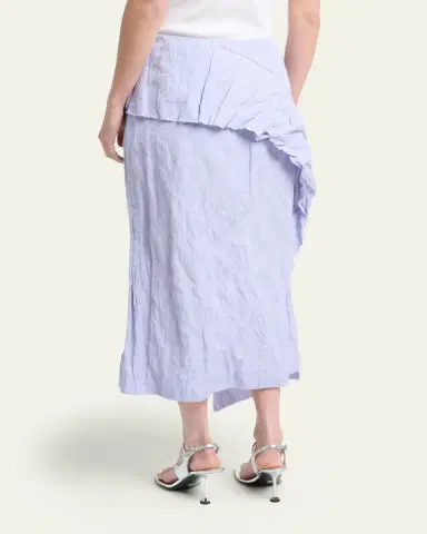 Proenza Schouler Hansly Textured Cotton Skirt | Thumbnail 3