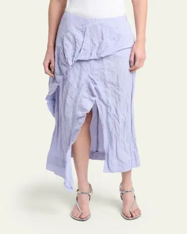Proenza Schouler Hansly Textured Cotton Skirt | Thumbnail 4