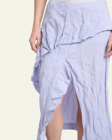 Proenza Schouler Hansly Textured Cotton Skirt | Thumbnail 5