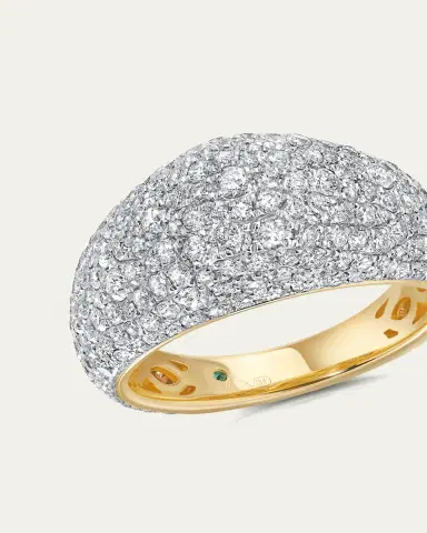 Graziela Gems 18K Diamond Bahia Ring | Thumbnail 4 Graziela Gems 18K Diamond Bahia Ring | Thumbnail 4