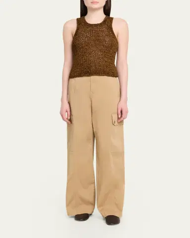 A.L.C. Nelly Open Knit Tank Top | Thumbnail 2 A.L.C. Nelly Open Knit Tank Top | Thumbnail 2