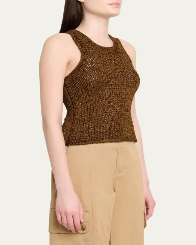 A.L.C. Nelly Open Knit Tank Top | Thumbnail 4 A.L.C. Nelly Open Knit Tank Top | Thumbnail 4