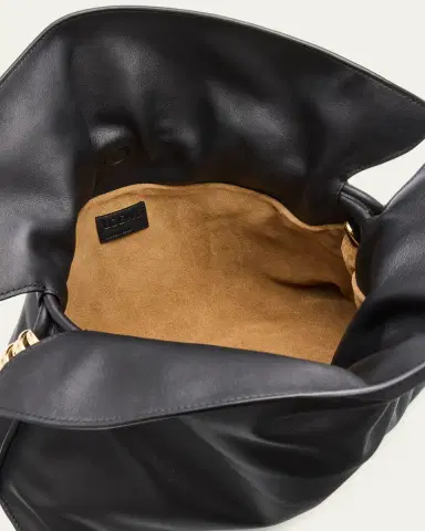 Loewe Flamenco Ruched Clutch Bag in Leather | Thumbnail 3 Loewe Flamenco Ruched Clutch Bag in Leather | Thumbnail 3
