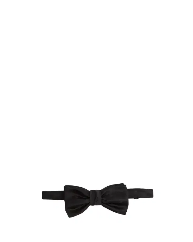 McQueen Men's Skull Satin Jacquard Bow Tie