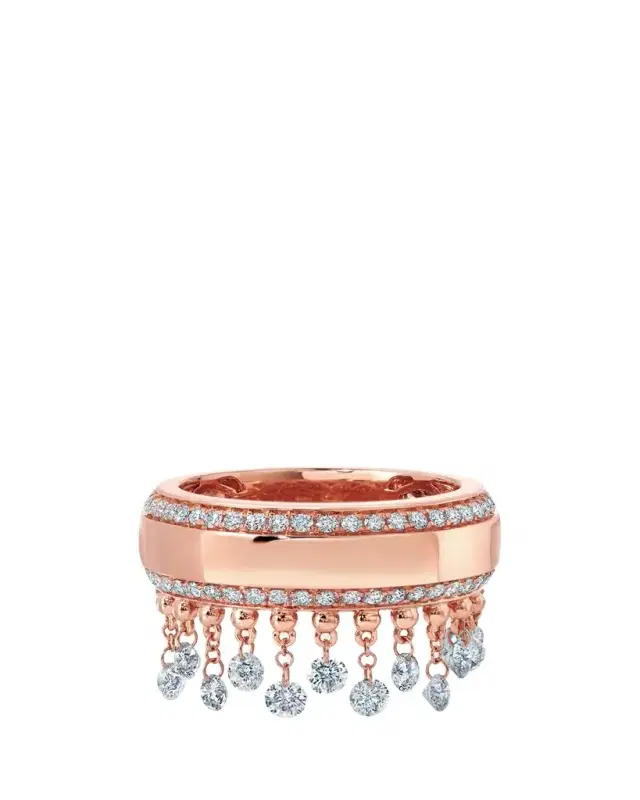 Graziela Gems 18K Floating Diamond Cigar Band