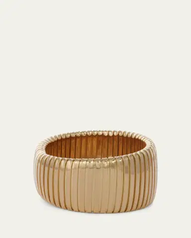 SIDNEY GARBER 18K Yellow Gold Ribbed Cuff Bracelet | Thumbnail 2 SIDNEY GARBER 18K Yellow Gold Ribbed Cuff Bracelet | Thumbnail 2