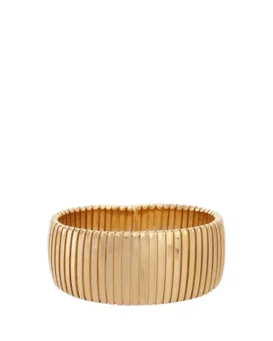 SIDNEY GARBER 18K Yellow Gold Ribbed Cuff Bracelet | Thumbnail 1 SIDNEY GARBER 18K Yellow Gold Ribbed Cuff Bracelet | Thumbnail 1